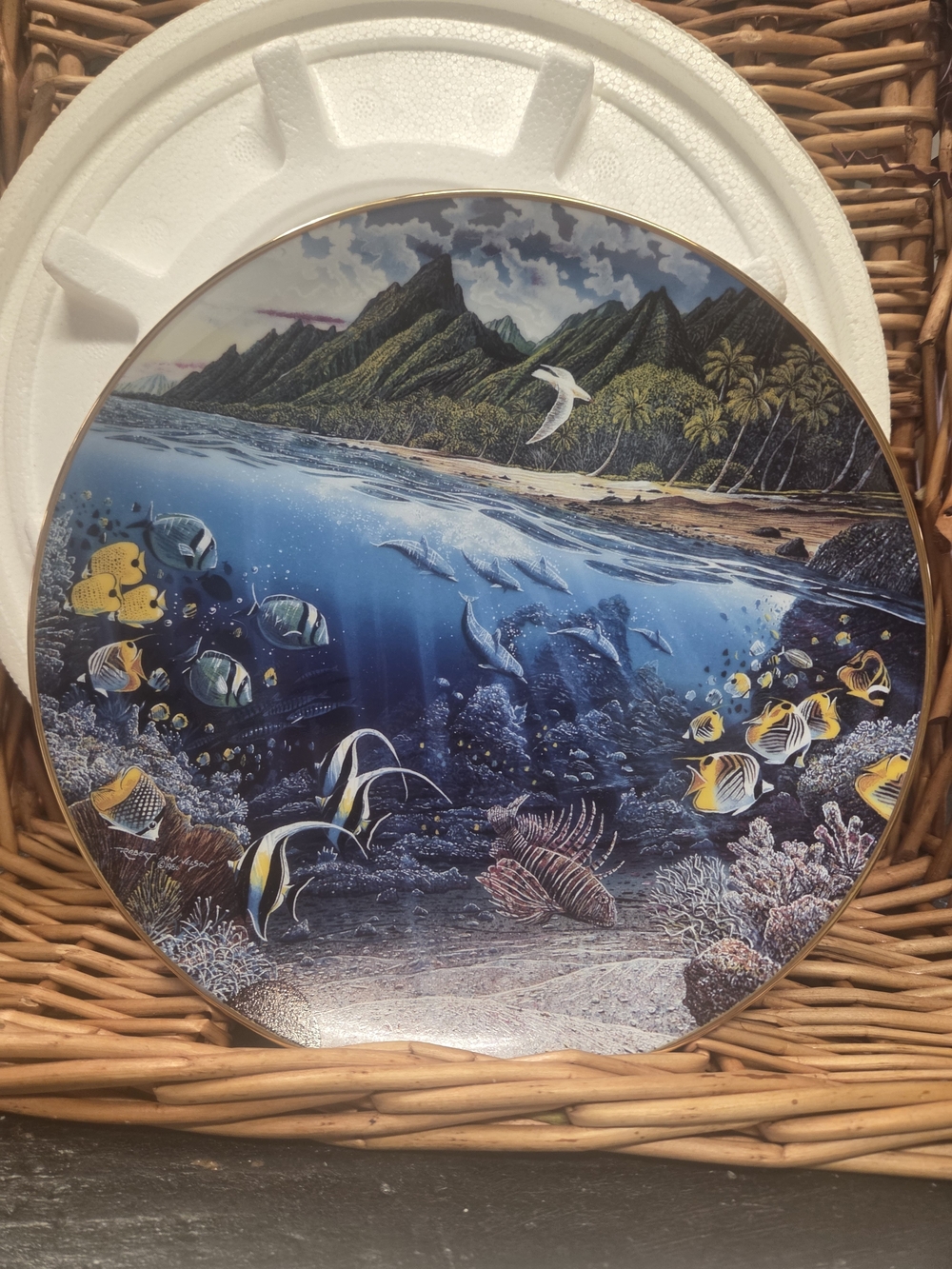 La'ie's Sacred Princess Collectible Plate By Robert Lyn Nelson